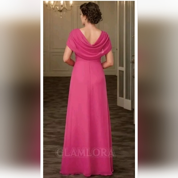 Glamlora Mother Of The Bride / Groom Floor Length Dress Size 8 (closer to sz 6) - Picture 8 of 8